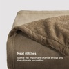 Bedsure GentleSoft Fleece Bed Blankets Queen Size Grey – Soft Warm Outdoor Picnic Fall Blanket for Camping Travel Lightweight Cozy Anti-Static, Room Home Decor Gifts for Husband and Men, 90×90 inches(Camel)