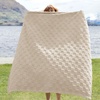 Bedsure GentleSoft Sage Green Throw Blanket for Couch – Checkered Cute Fleece Blankets, Soft Cozy Summer Throw for Bedroom Home Decor Gifts for Mom Girls, Green, 50×60 Inches(Beige)
