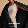 Bedsure GentleSoft Sage Green Throw Blanket for Couch – Checkered Cute Fleece Blankets, Soft Cozy Summer Throw for Bedroom Home Decor Gifts for Mom Girls, Green, 50×60 Inches(Black)
