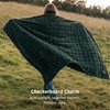 Bedsure GentleSoft Sage Green Throw Blanket for Couch – Checkered Cute Fleece Blankets, Soft Cozy Summer Throw for Bedroom Home Decor Gifts for Mom Girls, Green, 50×60 Inches(Dark Green)