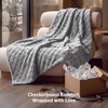 Bedsure GentleSoft Sage Green Throw Blanket for Couch – Checkered Cute Fleece Blankets, Soft Cozy Summer Throw for Bedroom Home Decor Gifts for Mom Girls, Green, 50×60 Inches(Silver Grey)