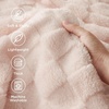 Bedsure GentleSoft Sage Green Throw Blanket for Couch – Checkered Cute Fleece Blankets, Soft Cozy Summer Throw for Bedroom Home Decor Gifts for Mom Girls, Green, 50×60 Inches(Light Pink)