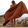 Bedsure GentleSoft Sage Green Throw Blanket for Couch – Checkered Cute Fleece Blankets, Soft Cozy Summer Throw for Bedroom Home Decor Gifts for Mom Girls, Green, 50×60 Inches(Burnt Orange)