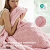 Bedsure GentleSoft Sage Green Throw Blanket for Couch – Checkered Cute Fleece Blankets, Soft Cozy Summer Throw for Bedroom Home Decor Gifts for Mom Girls, Green, 50×60 Inches(05 Pink)