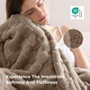 Bedsure GentleSoft Sage Green Throw Blanket for Couch – Checkered Cute Fleece Blankets, Soft Cozy Summer Throw for Bedroom Home Decor Gifts for Mom Girls, Green, 50×60 Inches(03 Light Brown)
