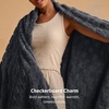 Bedsure GentleSoft Sage Green Throw Blanket for Couch – Checkered Cute Fleece Blankets, Soft Cozy Summer Throw for Bedroom Home Decor Gifts for Mom Girls, Green, 50×60 Inches(Dark Grey)