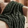 Bedsure GentleSoft Sage Green Throw Blanket for Couch – Checkered Cute Fleece Blankets, Soft Cozy Summer Throw for Bedroom Home Decor Gifts for Mom Girls, Green, 50×60 Inches(Olive Green)