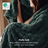 Bedsure GentleSoft Sage Green Throw Blanket for Couch – Checkered Cute Fleece Blankets, Soft Cozy Summer Throw for Bedroom Home Decor Gifts for Mom Girls, Green, 50×60 Inches(Dark Green)