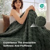 Bedsure GentleSoft Sage Green Throw Blanket for Couch – Checkered Cute Fleece Blankets, Soft Cozy Summer Throw for Bedroom Home Decor Gifts for Mom Girls, Green, 50×60 Inches(Olive Green)