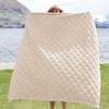 Bedsure GentleSoft Sage Green Throw Blanket for Couch – Checkered Cute Fleece Blankets, Soft Cozy Summer Throw for Bedroom Home Decor Gifts for Mom Girls, Green, 50×60 Inches(07 Cream)