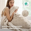 Bedsure GentleSoft Sage Green Throw Blanket for Couch – Checkered Cute Fleece Blankets, Soft Cozy Summer Throw for Bedroom Home Decor Gifts for Mom Girls, Green, 50×60 Inches(Beige)