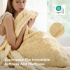 Bedsure GentleSoft Sage Green Throw Blanket for Couch – Checkered Cute Fleece Blankets, Soft Cozy Summer Throw for Bedroom Home Decor Gifts for Mom Girls, Green, 50×60 Inches(Light Yellow)