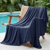 Bedsure Lightweight Cold Blanket for Summer, Bed Cooling Blanket Queen Size for Hot Sleepers, Ice Cool Essentials for Hot Nights, Breathable Thin Bedding for Teens, Adults, Navy, 90″ x 90″(Navy)