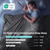 Bedsure Lightweight Cold Blanket for Summer, Bed Cooling Blanket Queen Size for Hot Sleepers, Ice Cool Essentials for Hot Nights, Breathable Thin Bedding for Teens, Adults, Navy, 90″ x 90″(Dark Grey)