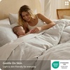 Bedsure PureWoven 100% Cotton Muslin Duvet Cover Queen Gauze Bedding Set | Ultra-Soft, Moisture-Wicking, Breathable, Skin-Friendly, Lightweight, All-Season, Softens After Wash, Olive Green, 90″x90″(02 – Muslin – Linen (No Comforter))