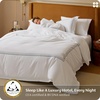 Bedsure PureWoven 100% Giza Egyptian Cotton Duvet Cover, King (104″x90″) | CEA & BV Certified, Luxury Hotel Sateen, Soft & Breathable Bedding for All-Season, 8 Interior Ties, 3 Pieces, Navy Blue(02 – Gradient Blue)