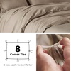 Bedsure PureWoven Linen Duvet Cover Queen, Linen Cotton Blend, Natural | Pre-Washed Cooling Duvet Cover for Hot Sleepers, Breathable, Moisture-Wicking, Button Closure & Corner Ties, All-Season(04 – Warm Tan (No Comforter))