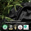 Bedsure PureWoven Organically Grown Bamboo Viscose King Size Sheets Set | Cooling Bed Sheets for Hot Sleepers, 18″ Deep Pocket with Corner Straps, Luxury Silky Soft, Breathable, OCS & Oeko-Tex, White(09 – Charcoal)