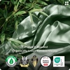 Bedsure PureWoven Organically Grown Bamboo Viscose King Size Sheets Set | Cooling Bed Sheets for Hot Sleepers, 18″ Deep Pocket with Corner Straps, Luxury Silky Soft, Breathable, OCS & Oeko-Tex, White(07 – Sage Green)