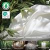 Bedsure PureWoven Organically Grown Bamboo Viscose King Size Sheets Set | Cooling Bed Sheets for Hot Sleepers, 18″ Deep Pocket with Corner Straps, Luxury Silky Soft, Breathable, OCS & Oeko-Tex, White(01 – White)