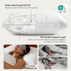 Bedsure Purewoven Hotel Pillows King Size Set of 2 with 100% Cotton Shell | Down Alternative Dual Chamber Construction Fill Gusseted Pillows for Fluffy Support, Ideal for Back & Stomach Sleepers(White)