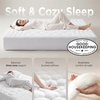 Bedsure Queen Mattress Pad – Quilted Fitted Mattress Topper Protector with 8-21 Inches Deep Pocket, Noiseless Breathable Bed Cover Padded, Machine Washable, White, 60×80 Inches(White)