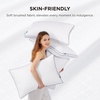 Bedsure Queen Pillows Set of 2 – Fluffy Bed Pillows for Sleeping, Hotel Quality, Diamond Quilted Design, Gusseted Supportive Down Alternative Filling for Back, Stomach, Side Sleepers