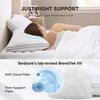 Bedsure Queen Pillows Set of 2 – Fluffy Bed Pillows for Sleeping, Hotel Quality, Diamond Quilted Design, Gusseted Supportive Down Alternative Filling for Back, Stomach, Side Sleepers
