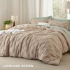 Bedsure Queen Size Comforter Set Beige, Boho Tufted Bed Set, Checkered Farmhouse-Style Distressed Vintage Bedding, 3 Pieces, 1 Plaid Geometric Comforter and 2 Pillow Shams(01 – Khaki – Tufted Checkboard)
