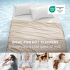 Bedsure Summer Cooling Blanket Queen Size for Hot Sleepers with Sports Mesh Design, Arc-Chill Q-Max 0.4 Lightweight Breathable Ice Cold Blanket for Night Sweats, 90 x 90 Inches, Mesh Grey(Mesh Beige)