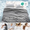 Bedsure Summer Cooling Blanket Queen Size for Hot Sleepers with Sports Mesh Design, Arc-Chill Q-Max 0.4 Lightweight Breathable Ice Cold Blanket for Night Sweats, 90 x 90 Inches, Mesh Grey(Mesh Grey)