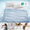 Bedsure Summer Cooling Blanket Queen Size for Hot Sleepers with Sports Mesh Design, Arc-Chill Q-Max 0.4 Lightweight Breathable Ice Cold Blanket for Night Sweats, 90 x 90 Inches, Mesh Grey(Mesh Blue)