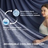 Bedsure Summer Cooling Blanket Queen Size for Hot Sleepers with Sports Mesh Design, Arc-Chill Q-Max 0.4 Lightweight Breathable Ice Cold Blanket for Night Sweats, 90 x 90 Inches, Mesh Grey(Mesh Navy)