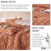 Bedsure Twin XL Comforter Set – White Comforter, Boho Tufted Distressed Vintage Bedding for Kids, 2 Pieces Farmhouse-Style Bed Set for All Seasons, Fluffy Soft Bedding with 1 Pillow Sham(24 – Pumpkin)