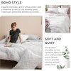 Bedsure Twin XL Comforter Set – White Comforter, Boho Tufted Distressed Vintage Bedding for Kids, 2 Pieces Farmhouse-Style Bed Set for All Seasons, Fluffy Soft Bedding with 1 Pillow Sham(19 – Terracotta)