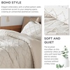 Bedsure Twin XL Comforter Set – White Comforter, Boho Tufted Distressed Vintage Bedding for Kids, 2 Pieces Farmhouse-Style Bed Set for All Seasons, Fluffy Soft Bedding with 1 Pillow Sham(06 – Beige)