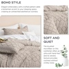 Bedsure Twin XL Comforter Set – White Comforter, Boho Tufted Distressed Vintage Bedding for Kids, 2 Pieces Farmhouse-Style Bed Set for All Seasons, Fluffy Soft Bedding with 1 Pillow Sham(21 – Linen)