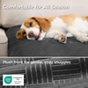 Bedsure Waterproof Couch Cover for Sofa and Dogs Quick Drying, 52x82IN | Waterproof Blanket Washable for Large Dogs Couch Sofa Bed Cozy, Lightweight Furniture Protector for Pet Cat, Ash Grey(Charcoal)