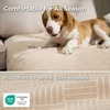Bedsure Waterproof Couch Cover for Sofa and Dogs Quick Drying, 52x82IN | Waterproof Blanket Washable for Large Dogs Couch Sofa Bed Cozy, Lightweight Furniture Protector for Pet Cat, Ash Grey(Sandy Tan)