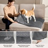 Bedsure Waterproof Couch Cover for Sofa and Dogs Quick Drying, 52x82IN | Waterproof Blanket Washable for Large Dogs Couch Sofa Bed Cozy, Lightweight Furniture Protector for Pet Cat, Ash Grey(Ash Grey)