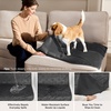 Bedsure Waterproof Couch Cover for Sofa and Dogs Quick Drying, 52x82IN | Waterproof Blanket Washable for Large Dogs Couch Sofa Bed Cozy, Lightweight Furniture Protector for Pet Cat, Ash Grey(Charcoal)