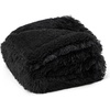 Bedsure Waterproof Dog Blankets for Large Dogs, Fluffy Faux Fur, 60×80″ | Plush Fuzzy Reversible Pet Blankets for Couch and Bed, Soft Calming Throw Blanket Washable, Dog Gift, Twin Size,Tie-dye Navy(Black)