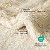 Bedsure Waterproof Dog Blankets for Large Dogs, Fluffy Faux Fur, 60×80″ | Plush Fuzzy Reversible Pet Blankets for Couch and Bed, Soft Calming Throw Blanket Washable, Dog Gift, Twin Size,Tie-dye Navy(Cream)