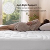 Bedsure Waterproof Mattress Protector Queen Size – Quilted Fitted Waterproof Mattress Pad Topper with 8-21 Inches Deep Pocket, Noiseless Bed Cover Padded, Machine Washable,White, 60×80 Inches(White)