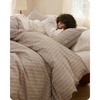 08 - Tan/White Stripes (No Comforter)