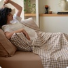 Gingham Brown