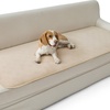 Bedsure Waterproof Couch Cover for Sofa and Dogs Quick Drying, 52x82IN | Waterproof Blanket Washable for Large Dogs Couch Sofa Bed Cozy, Lightweight Furniture Protector for Pet Cat, Ash Grey(Sandy Tan)