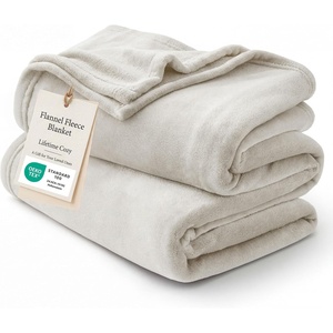 Bedsure GentleSoft Fleece Bed Blankets Queen Size Grey – Soft Warm Outdoor Picnic Fall Blanket for Camping Travel Lightweight Cozy Anti-Static, Room Home Decor Gifts for Husband and Men, 90×90 inches(Linen)
