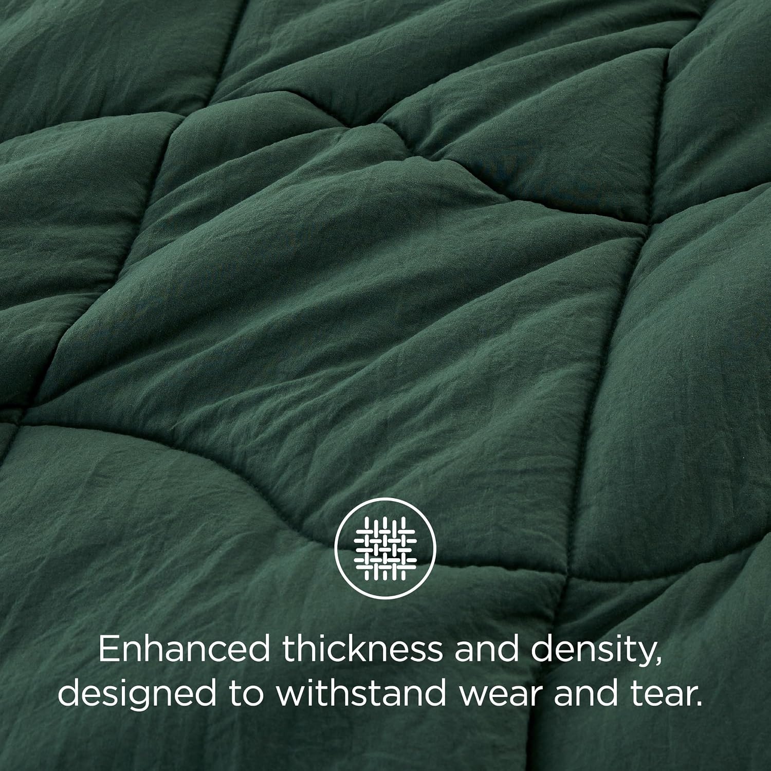 image:imageBedsure Queen Comforter Comforters Queen Size for All Season UltraSoft Down Alternative amp Prewashed Duvet Insert with 4 Tabs Machine Washable White 88x88 InchesOlive Green