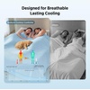 Bedsure CoolOxy Cooling Comforter King Size – 4X Breathable & Q-Max>0.45 Summer Comforter, Cooling Blankets for Hot Sleepers, Bedding for Night Sweats, Lightweight Duvet, Grey, 102×90 Inches(Blue)